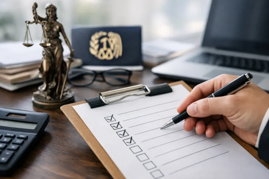 IRS Representation Service Review Checklist